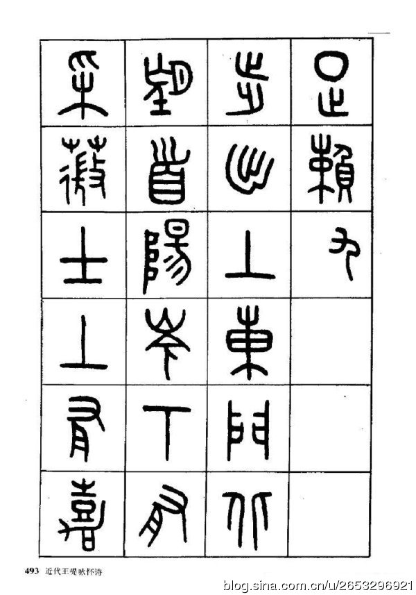 王褆印鉴和篆书《咏怀诗》欣赏