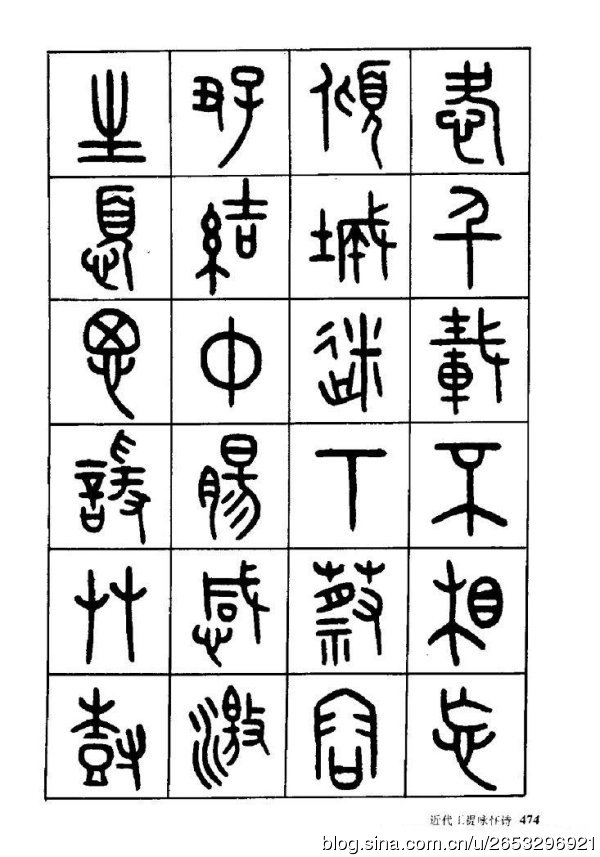 王褆印鉴和篆书《咏怀诗》欣赏