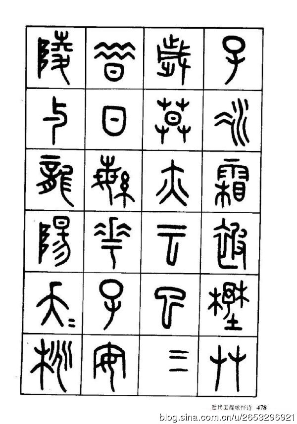 王褆印鉴和篆书《咏怀诗》欣赏