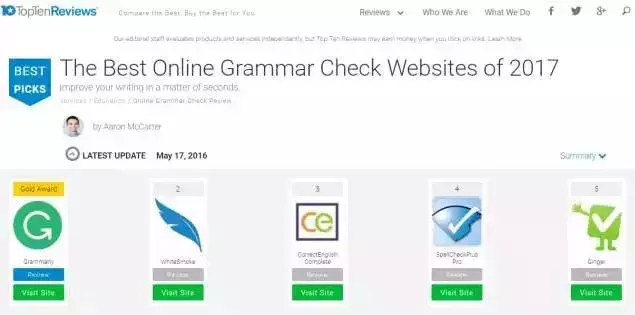 珍藏|11个在线检查英语语法的网站,让你的语法吊炸天