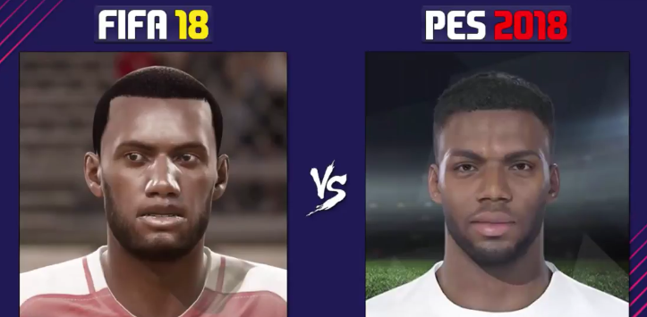 fifa18世界杯球员脸型(PES2018和FIFA18球员游戏脸型对比，谁更真实？)