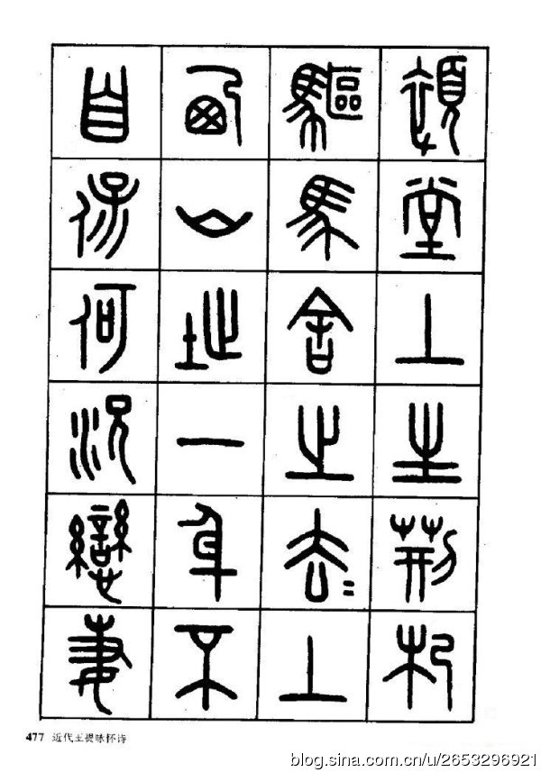 王褆印鉴和篆书《咏怀诗》欣赏