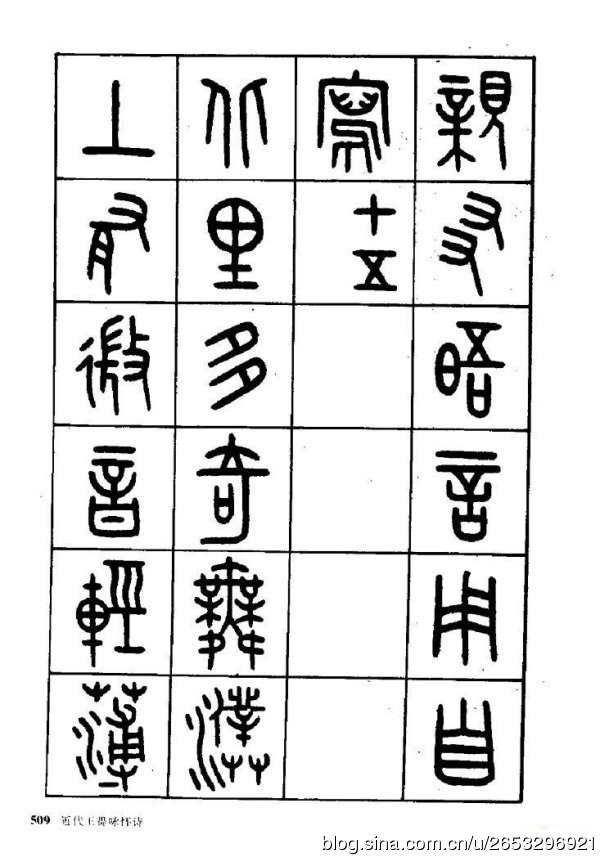 王褆印鉴和篆书《咏怀诗》欣赏