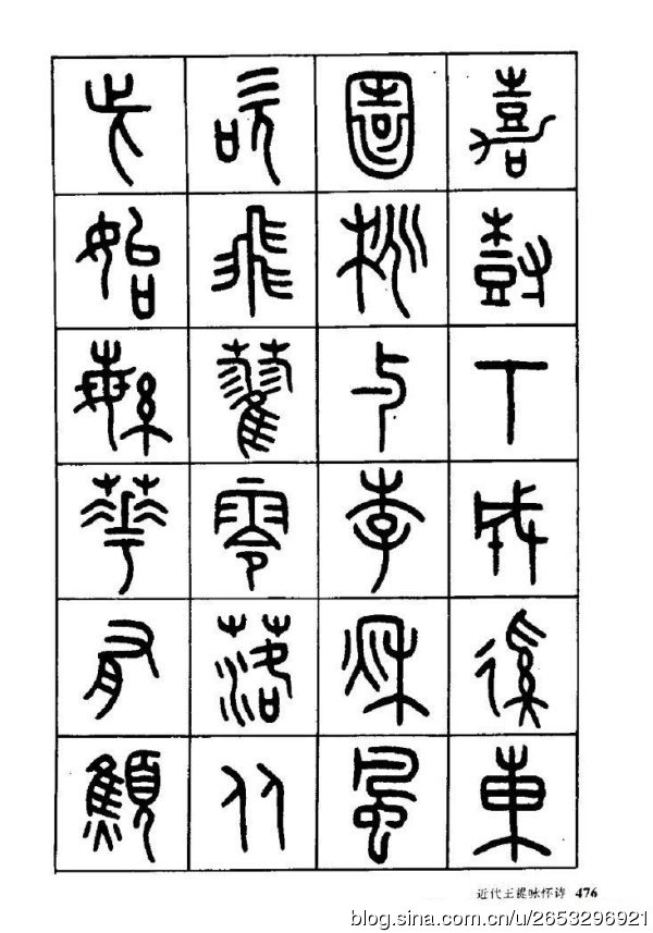 王褆印鉴和篆书《咏怀诗》欣赏
