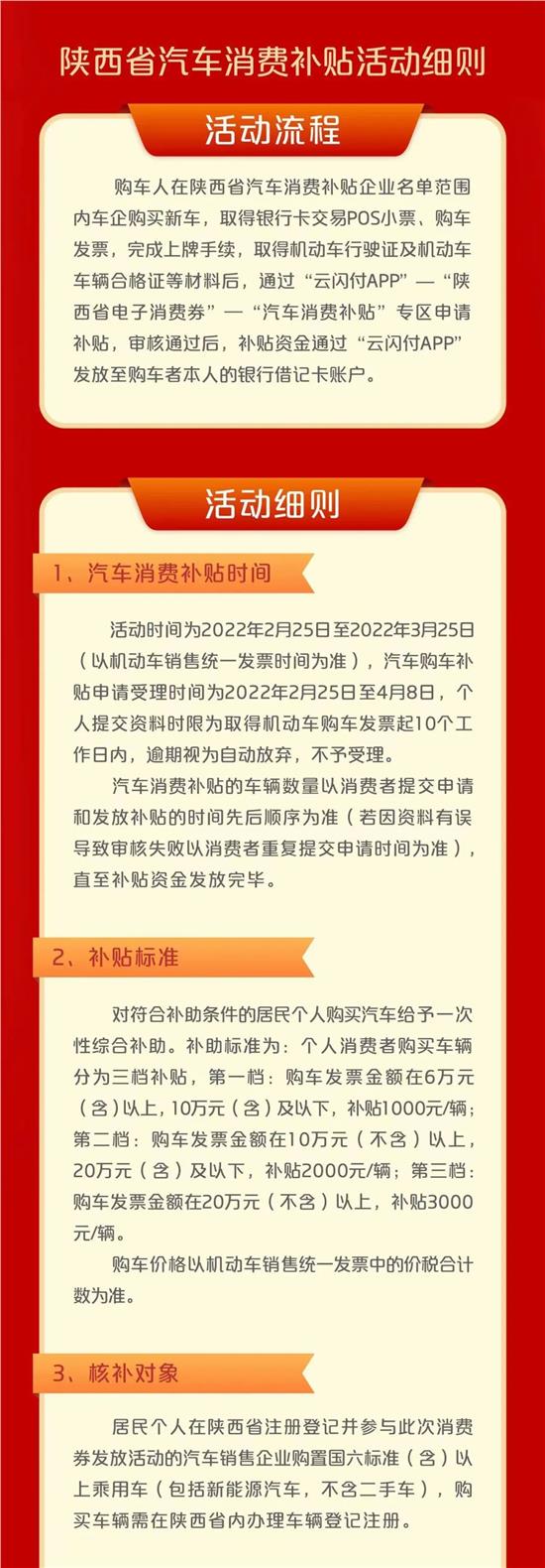 汽车消费补贴重磅来袭，最高可享3000元补贴优惠！