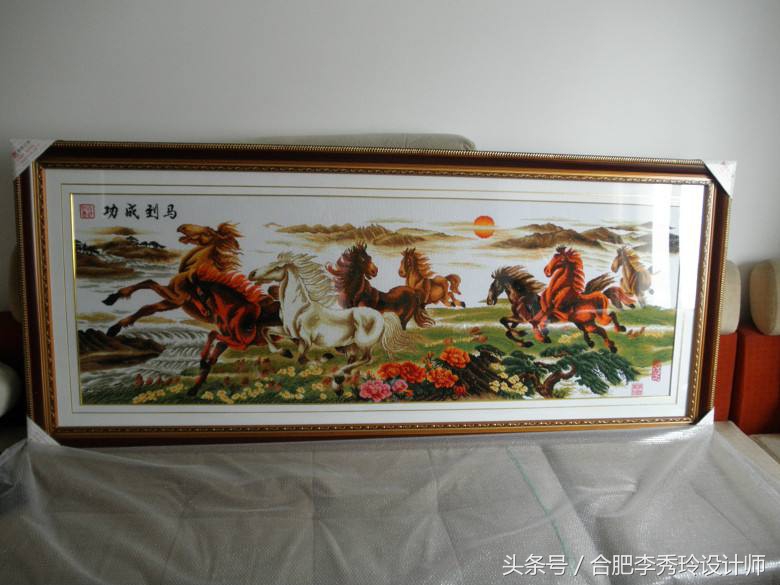 你家要是掛這4個十字繡，保證要發財！尤其花開富貴圖，風水好！