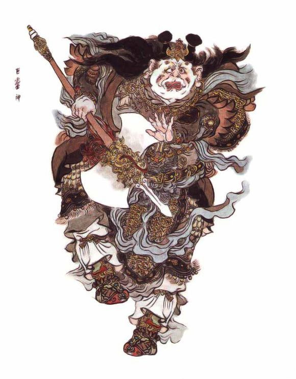 精美国画《西游记》插图赏析，花果山群妖，四海水族，地府冥神