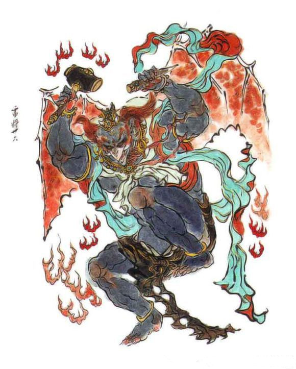 精美国画《西游记》插图赏析，花果山群妖，四海水族，地府冥神