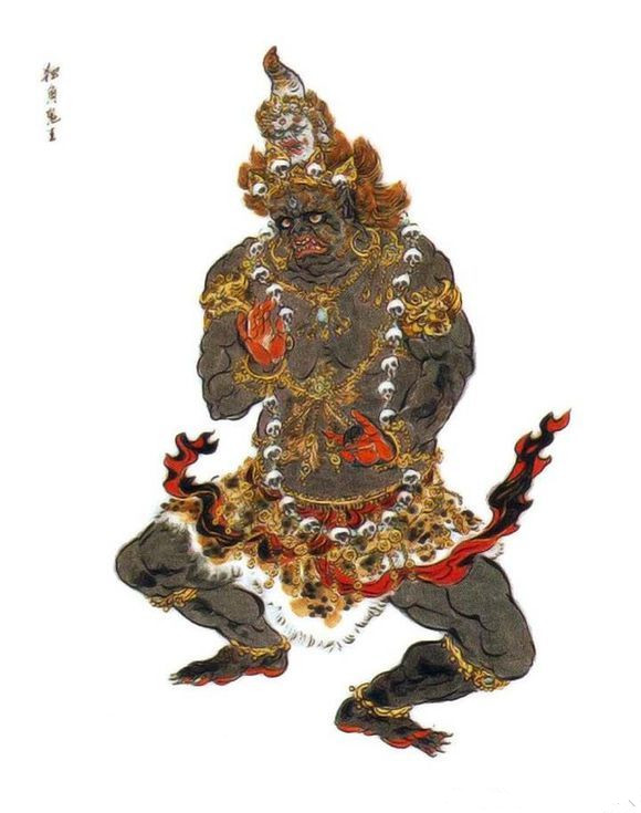 精美国画《西游记》插图赏析，花果山群妖，四海水族，地府冥神