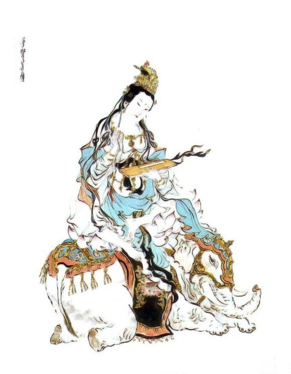 精美国画《西游记》插图赏析，花果山群妖，四海水族，地府冥神
