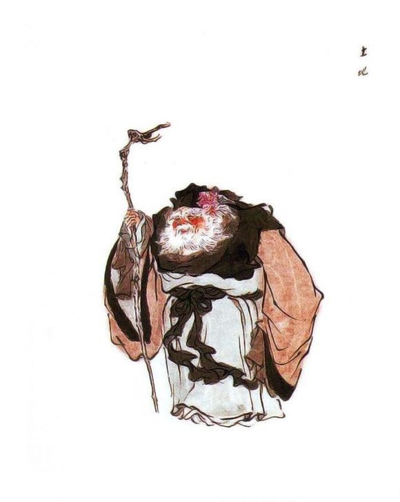 精美国画《西游记》插图赏析，花果山群妖，四海水族，地府冥神