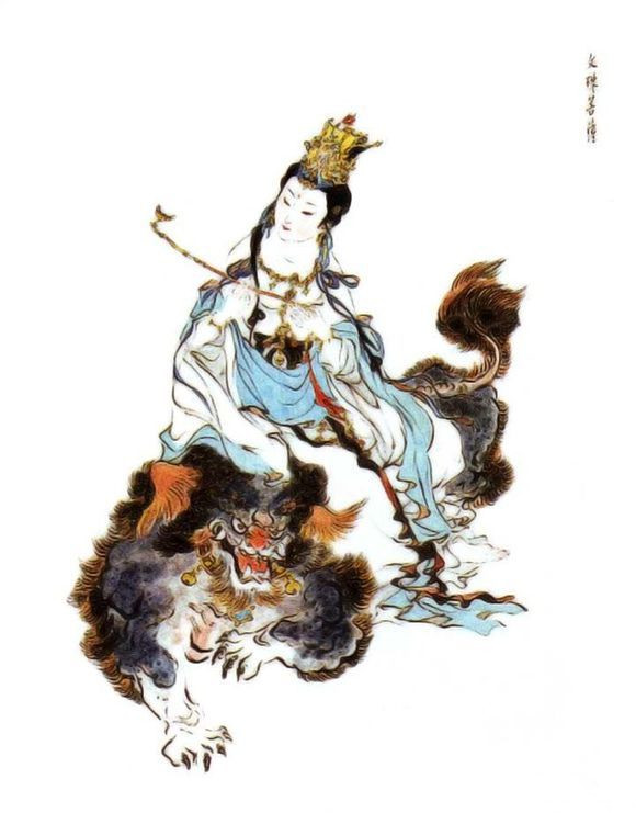 精美国画《西游记》插图赏析，花果山群妖，四海水族，地府冥神
