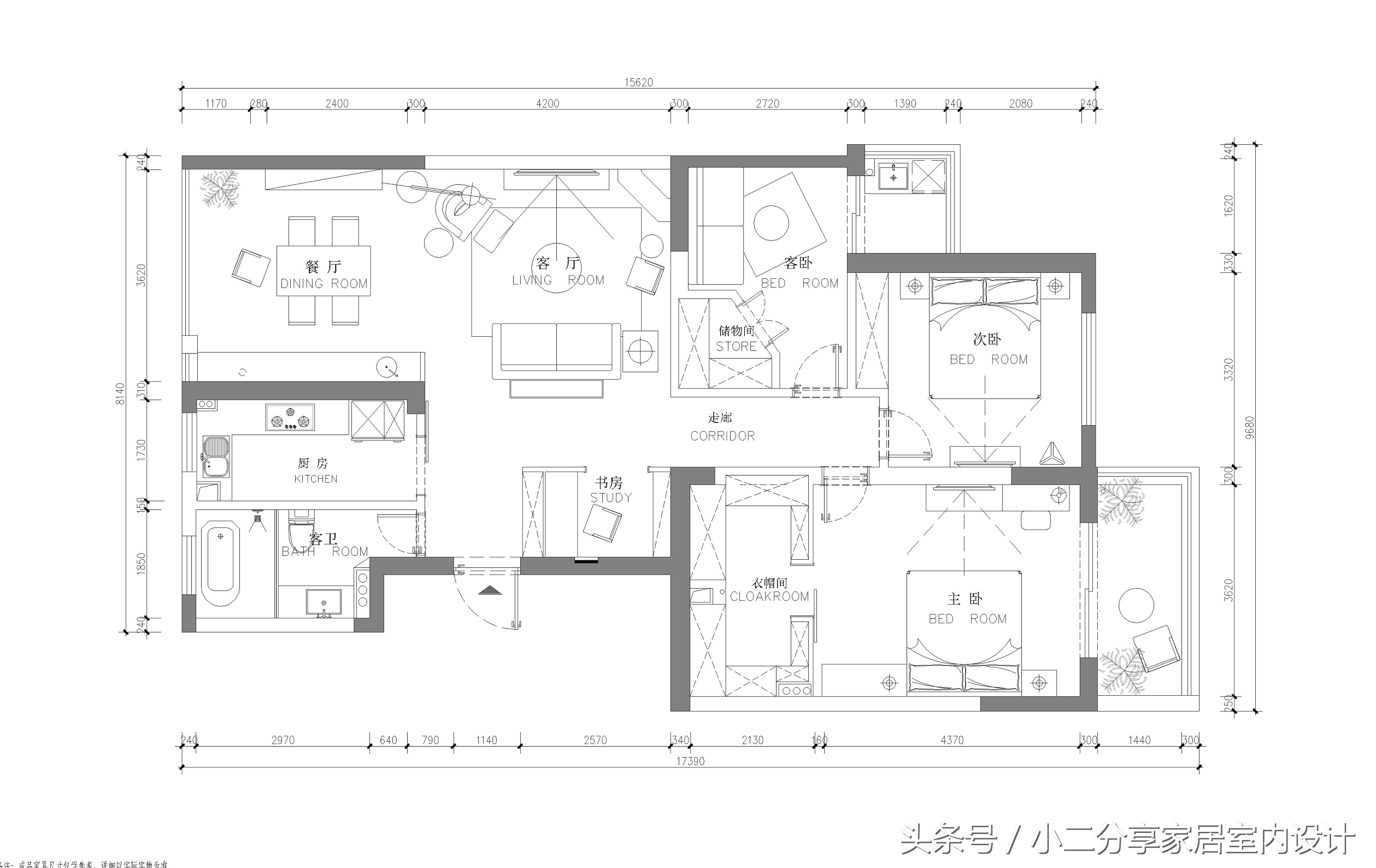 好看的室內裝潢實景效果圖，看完後原來裝潢還可以這樣設計！