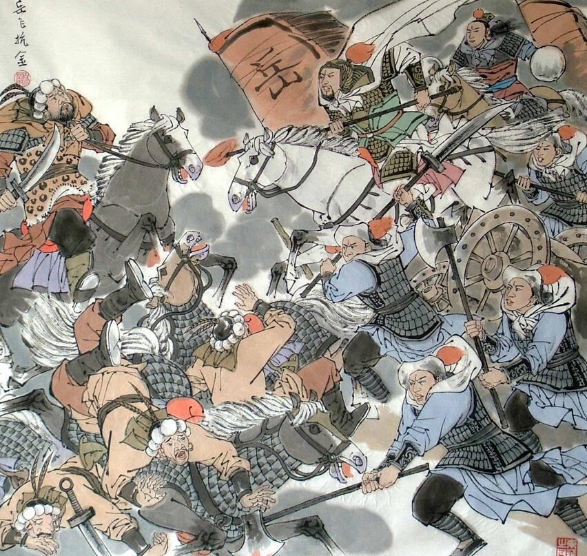 岳飞大破十万金兵岳飞兵力最多时有多少