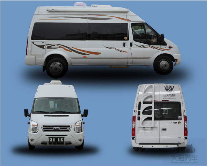 国产b型房车中的"王者荣耀"?江铃福特全顺b-plus 房车(蓝牌c照)