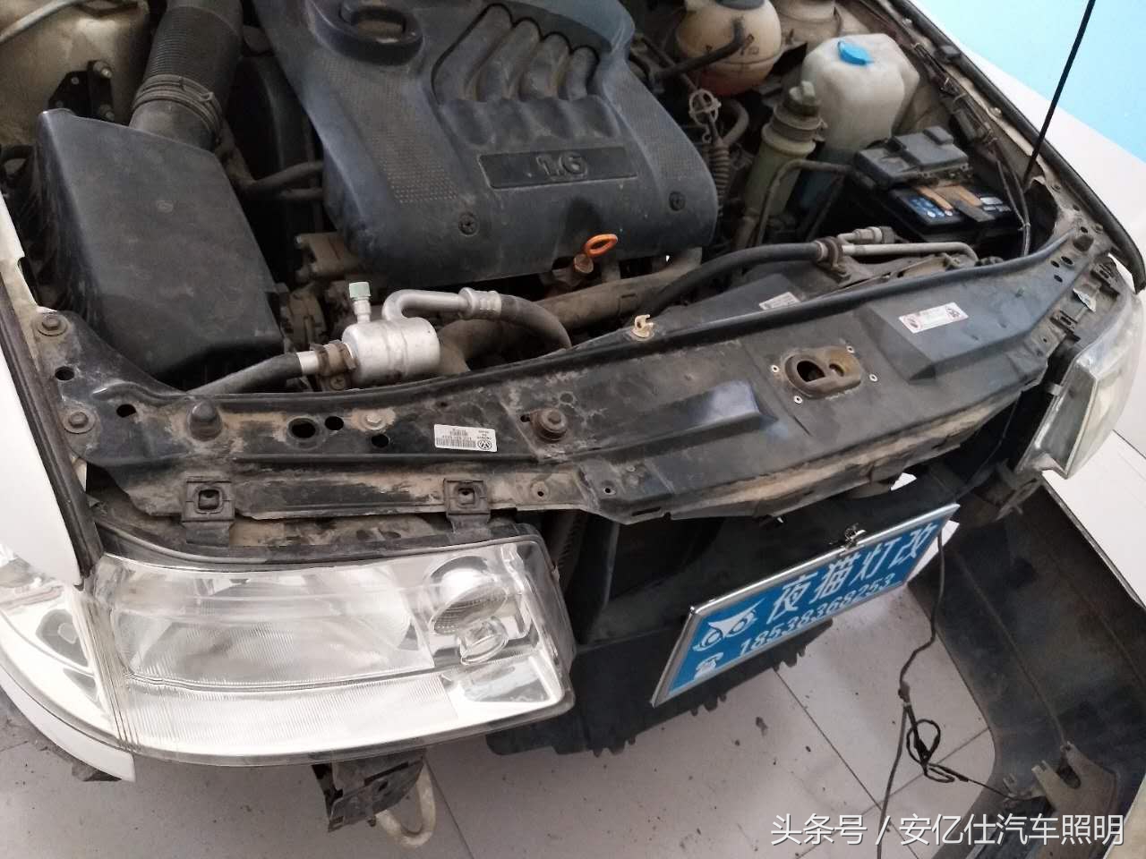 老捷达改灯换新颜，旧车也能再一春