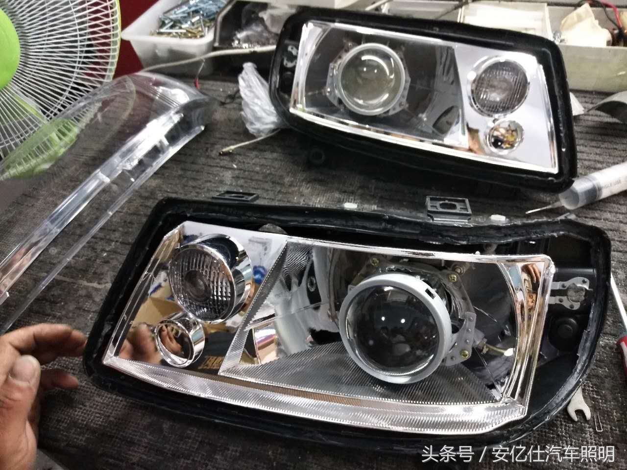 老捷达改灯换新颜，旧车也能再一春