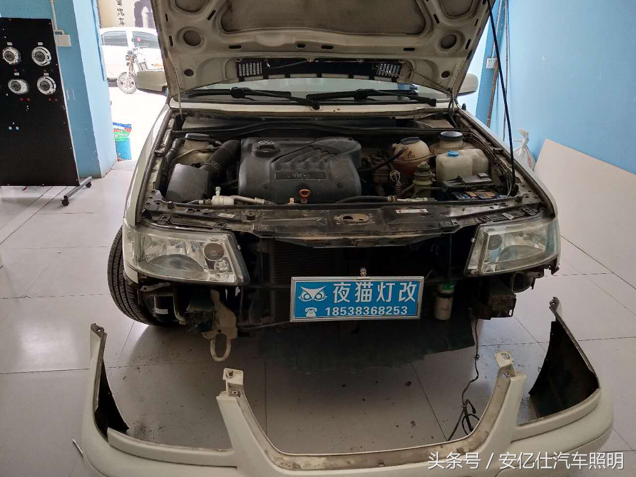 老捷达改灯换新颜，旧车也能再一春