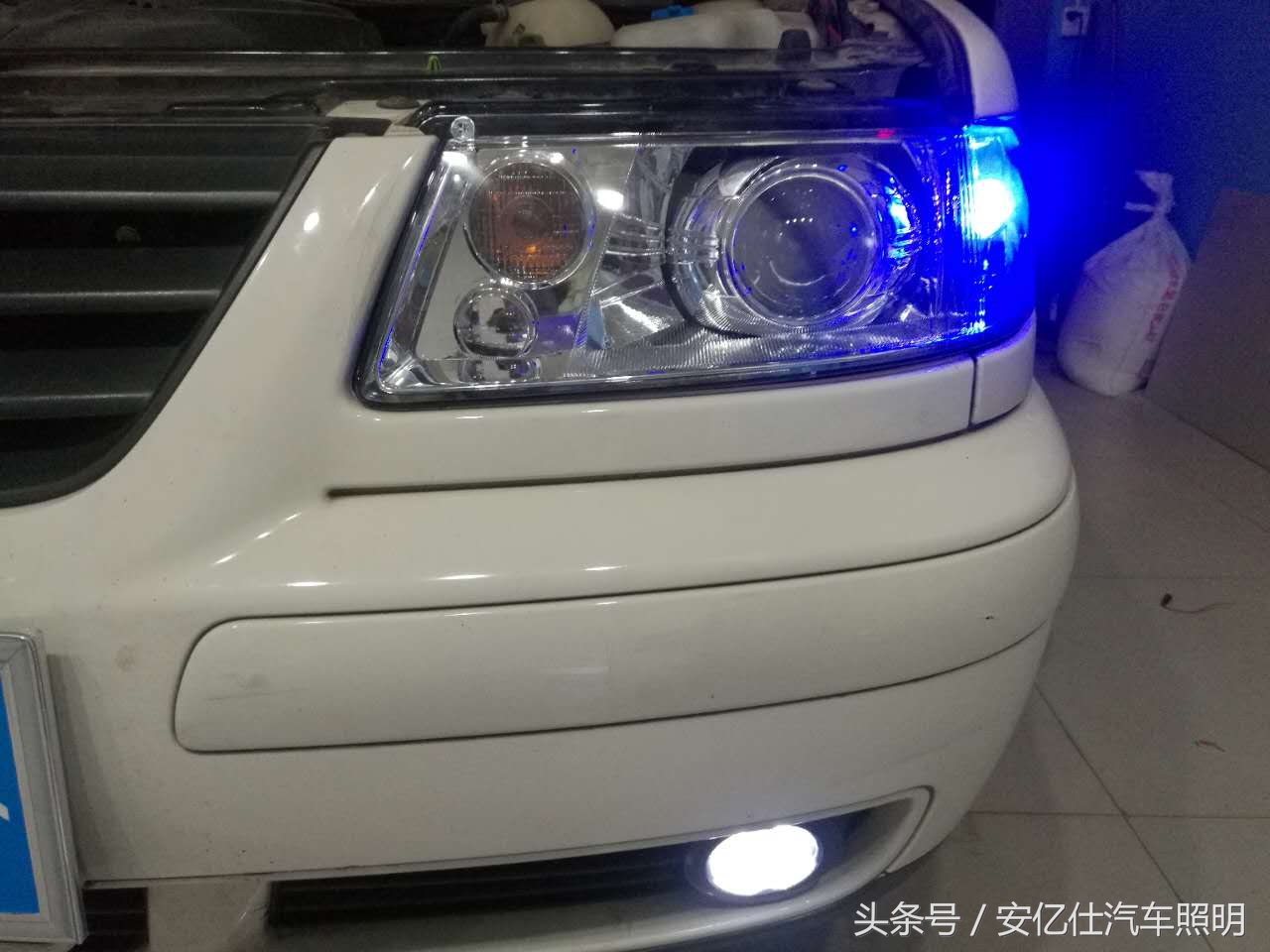 老捷达改灯换新颜，旧车也能再一春