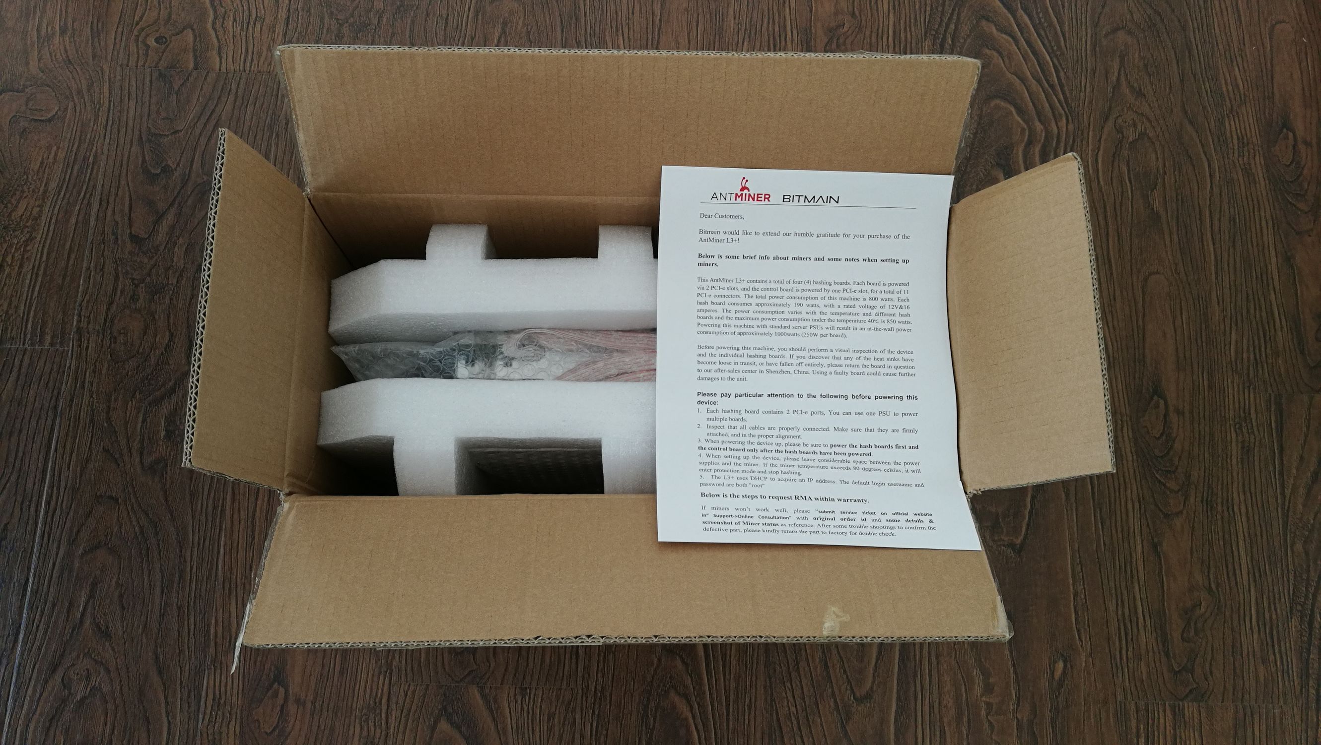 莱特币最强矿机：蚂蚁矿机L3+ 504M开箱图，这才是ASIC矿机