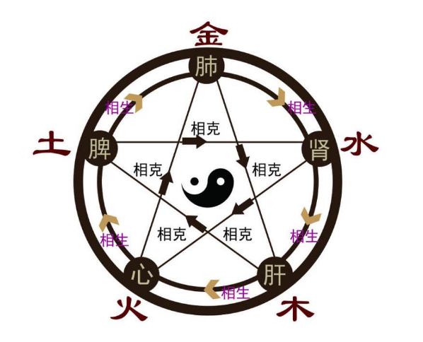 《五行》相生相克:天有五行,水火金木土,分时化育,以成万物!