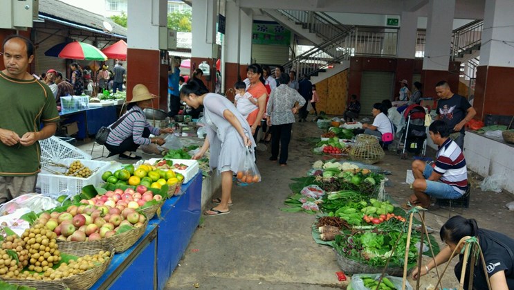 花一年时间找真红糖纪实（105）：在景谷县城两个菜市场找红糖