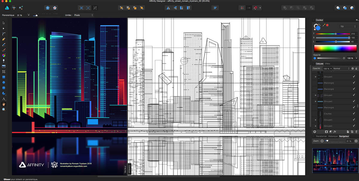 出现已久确很少有人使用的矢量图形设计软件Affinity  Designer