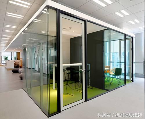 杭州互联网公司现代简约风格办公室装修，这样的效果太给力