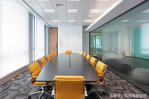 杭州互联网公司现代简约风格办公室装修，这样的效果太给力
