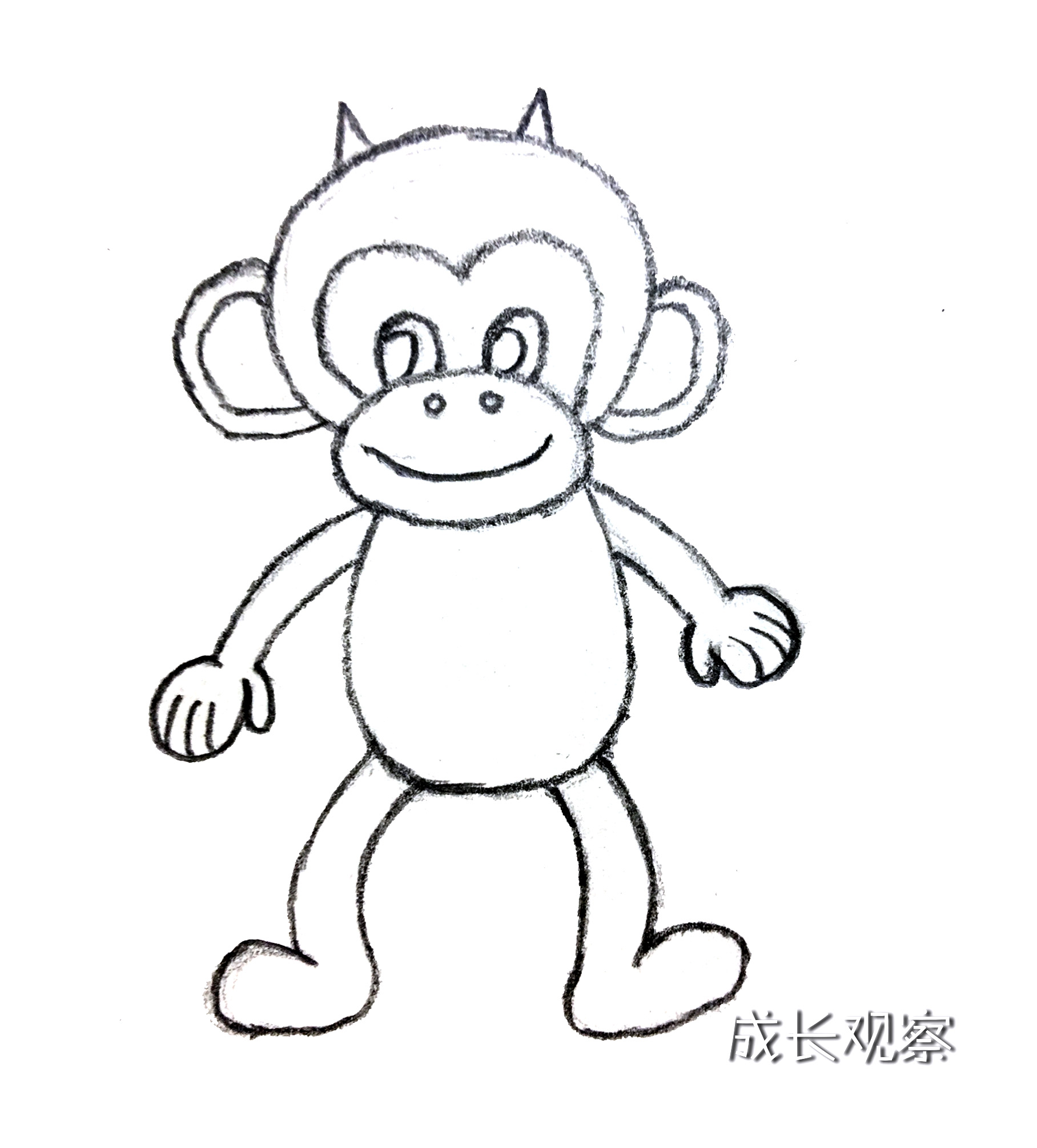《熊出没》之毛毛简笔画来了,爸妈再也不用发愁幼儿园让画猴子了