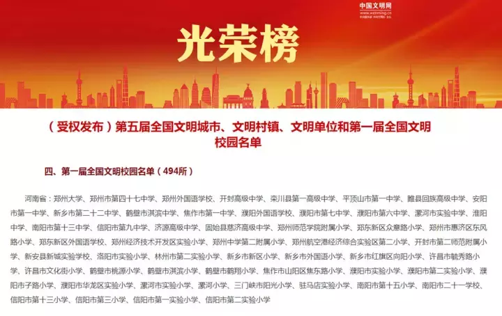 洛阳3所学校成为“国字号”！河南共54所，数量全国首位！