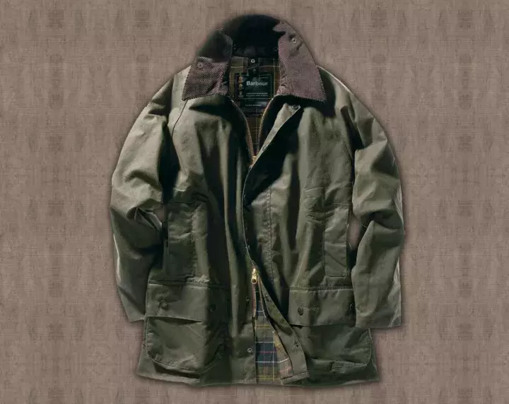 这年头型男手上都有一件「Barbour」