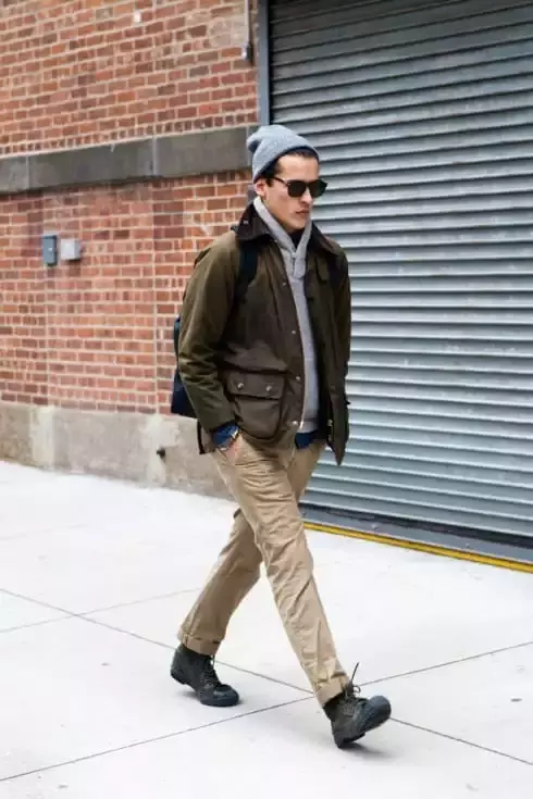 这年头型男手上都有一件「Barbour」