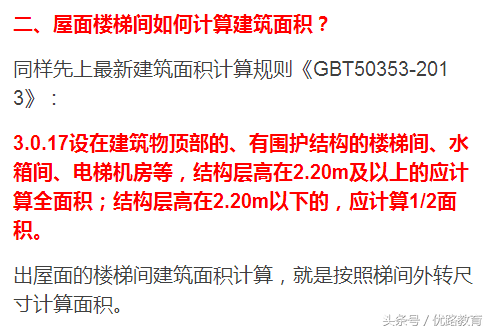 建筑面积图文展示，一目了然，无师自通！