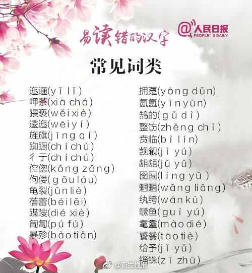 “一读就错”的人名、地名、成语, 你能读对几个?