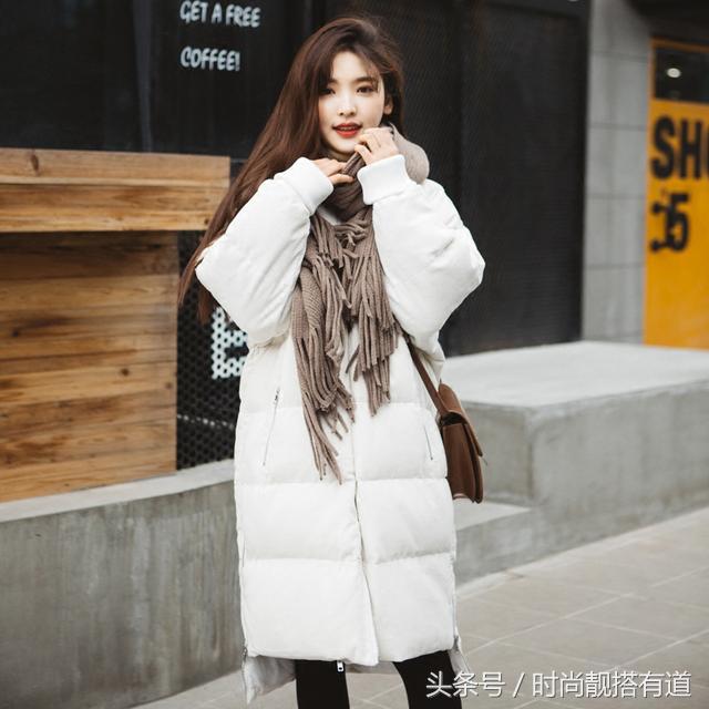 2017反季羽绒棉服女中长款加厚韩版修身显瘦