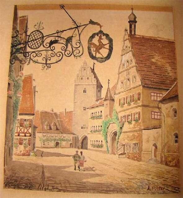 希特勒的画？！不禁让人惊叹-今日头条