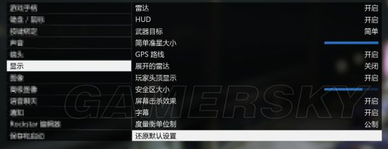 《GTA5》改键、视角及显示设置项解析及方案分享
