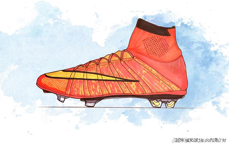 耐克足球训练鞋黑色橙色底边(NIKE MERCURIAL 刺客系列足球鞋疾速演变的进化史)