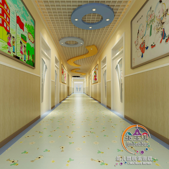 这家国际幼儿园装修成这样，孩子们还想回家吗？幼儿园设计效果图
