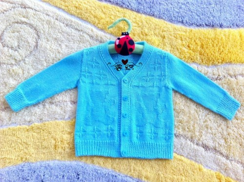 婴儿棉纱衣开衫织法(超可爱的夏日宝宝衣服) - 乐宝宝贝