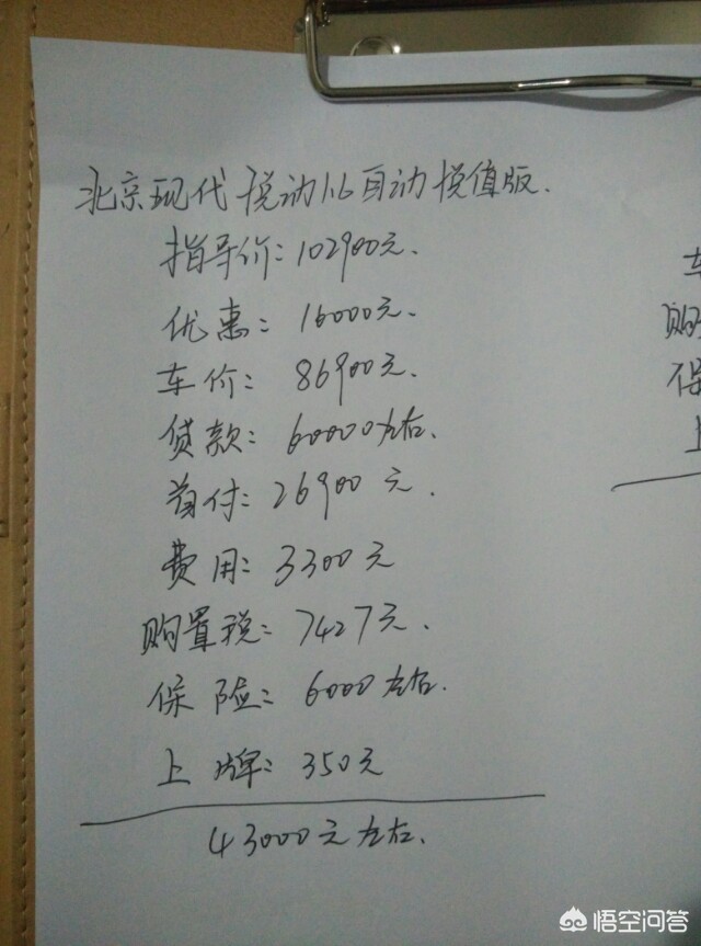 新款现代悦动1.6自动悦值版多少钱？