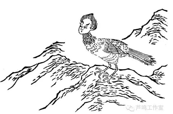 芦鸣说《山海经》:鸟人与怪兽之一
