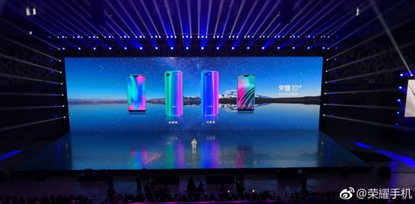 颜值大亮！荣耀10登场：麒麟970+6GB内存