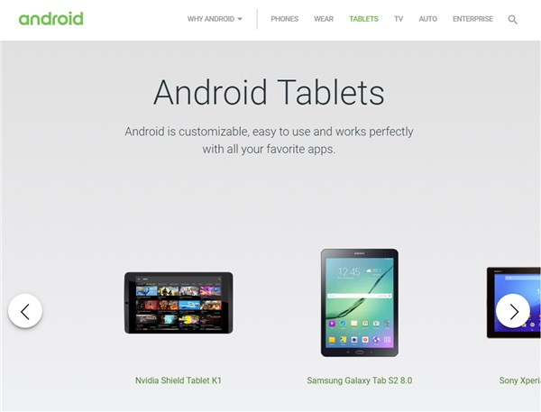 不砍了？谷歌重新上线安卓平板官网页面