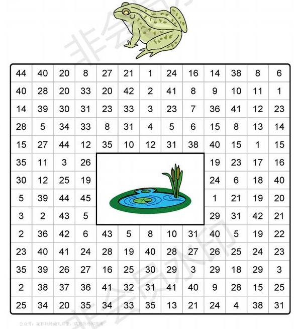 1到100数字(数字迷宫——100以内的数字顺序)