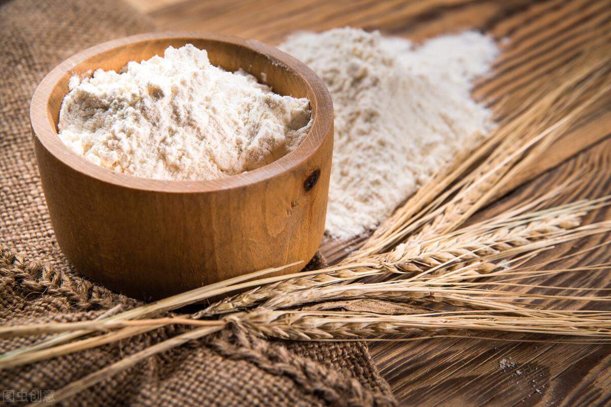 自种现磨 全麦面粉 全麦面 全麦粉含麦麸皮 农家绿色面包粉 500g_迪克浪子