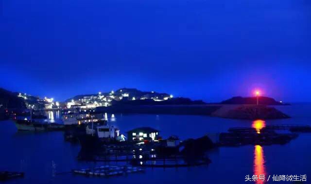 浙江北麂岛现繁星入海奇景