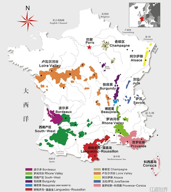 “醉”爱嘉年华：一篇文章读懂法国十大葡萄酒产区