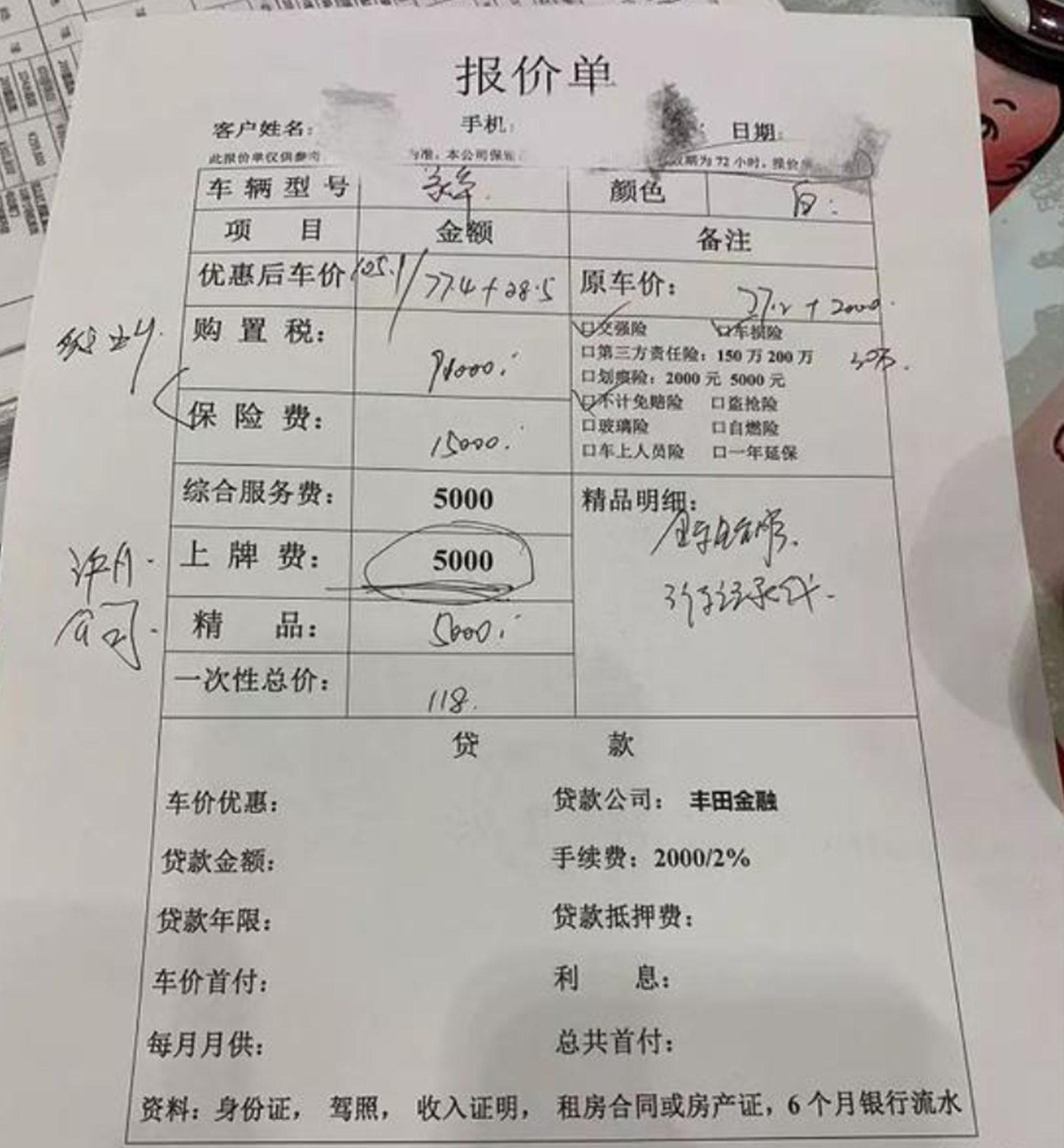 绿本抵押贷款，4S店上牌仅需5000元